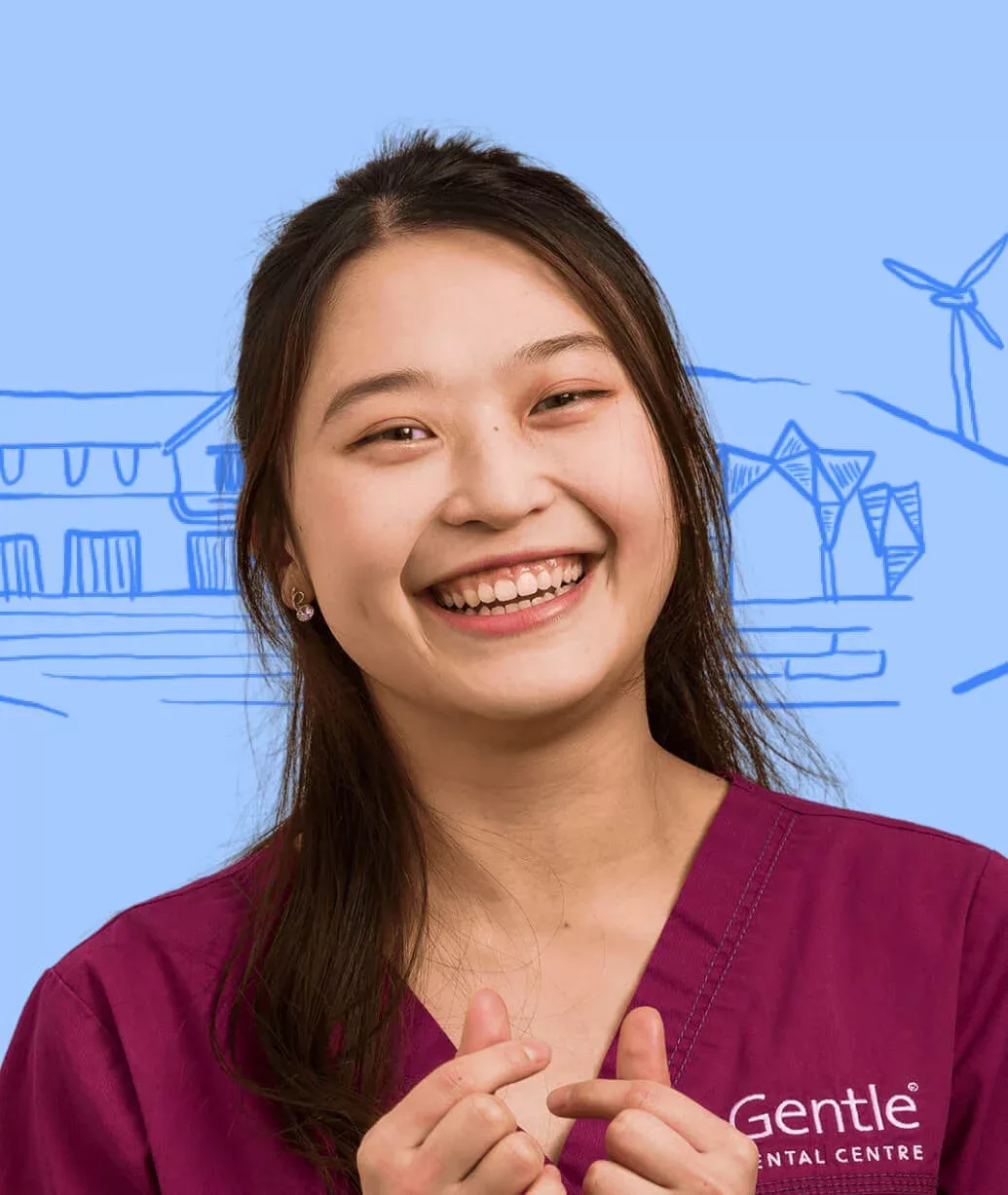 Gentle Dental oral health therapist staff photo of Helen Yang