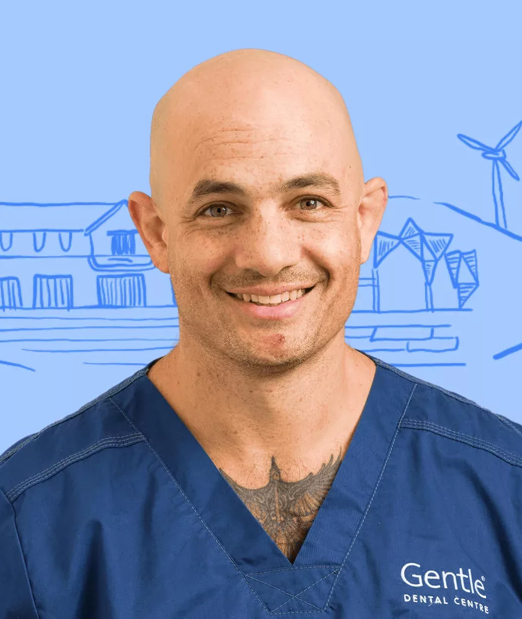 Gentle Dental associate dentist staff photo of Dr Rehua Smallman