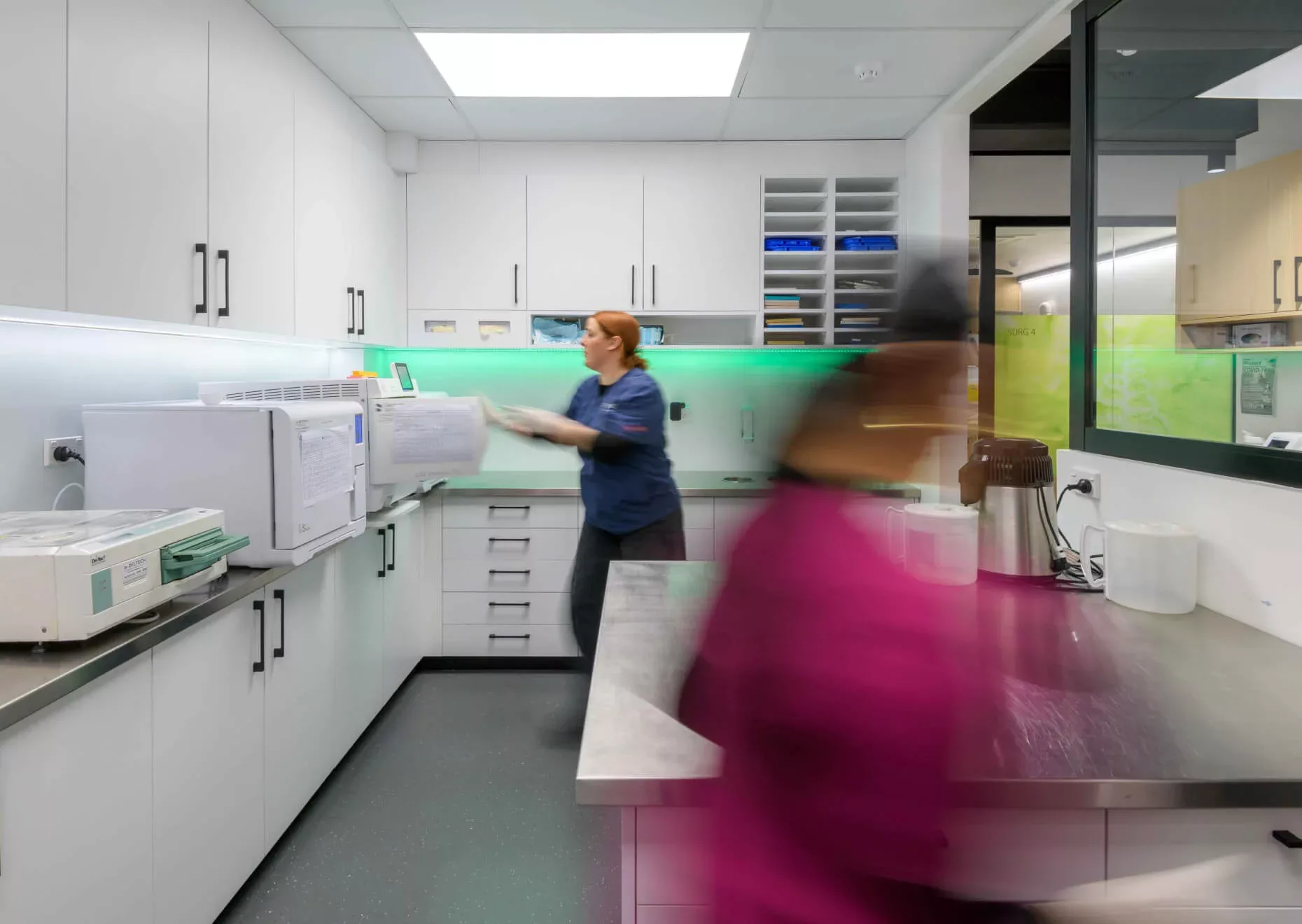 Gentle Dental staff in motion